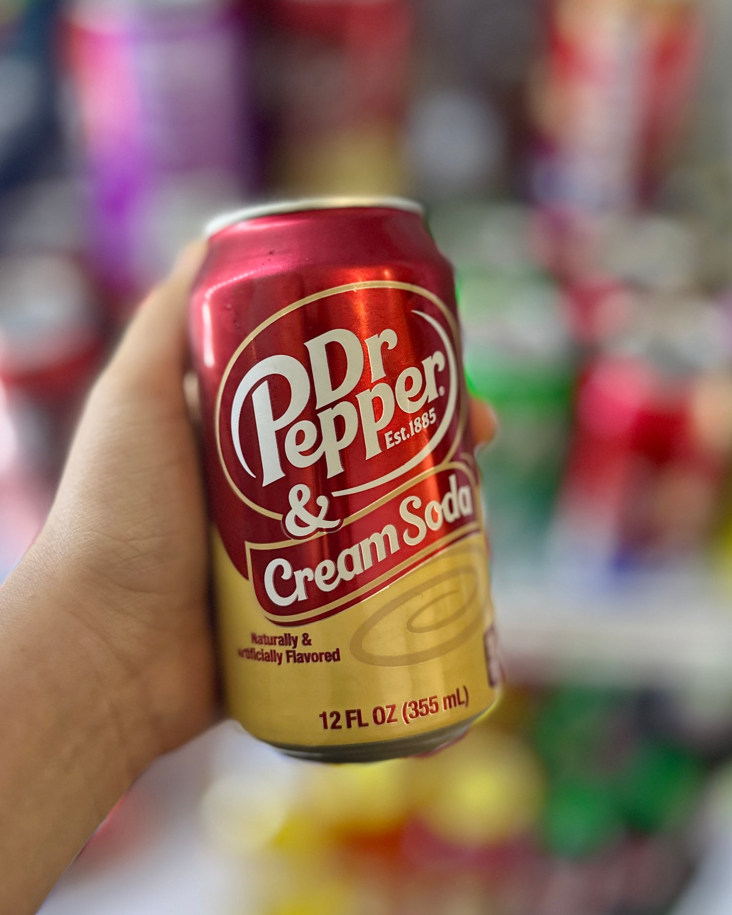 Dr Pepper Cream Soda – Canette 355 ml 🍒🍦⚡