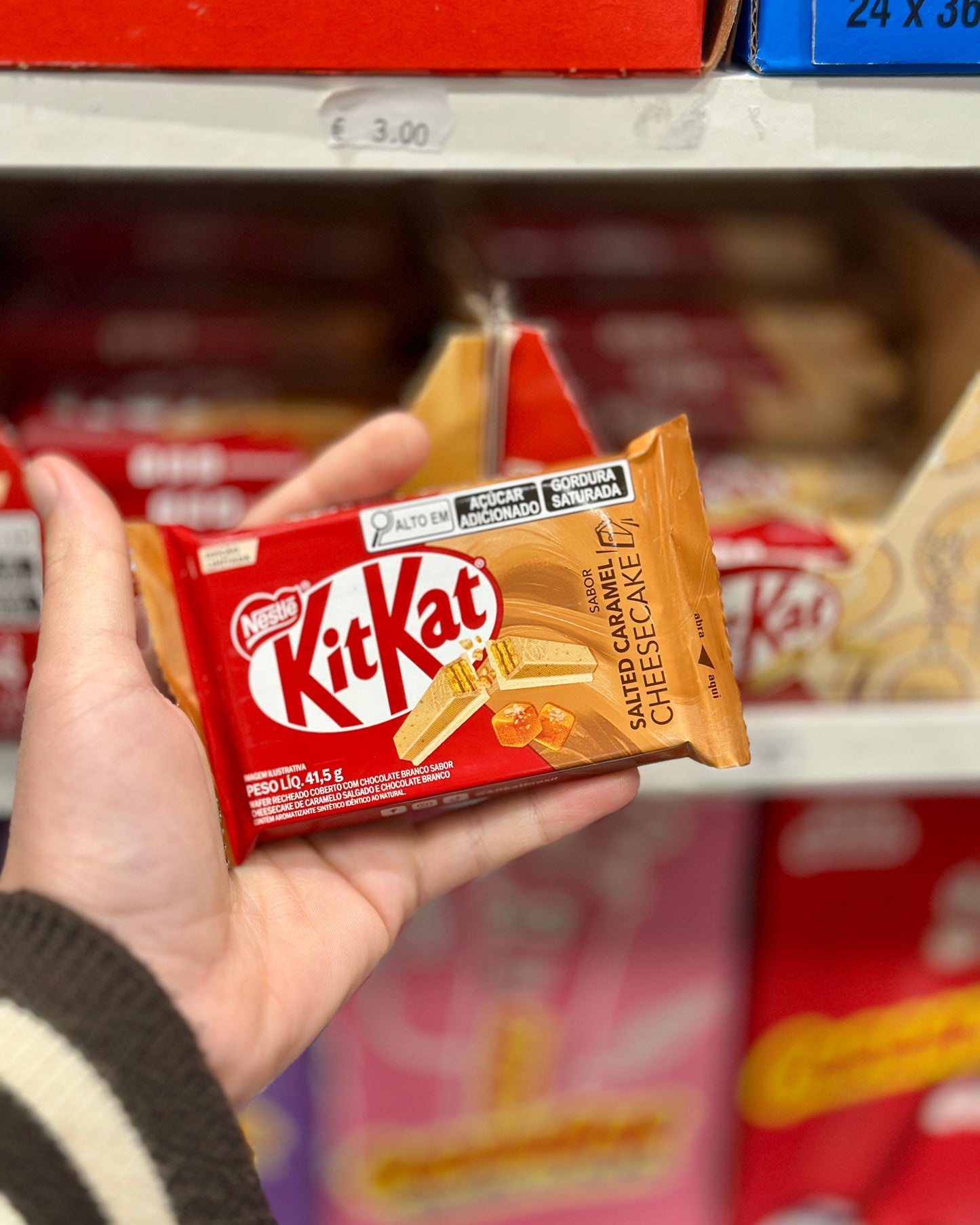 🧁🍫 KitKat Salted Caramel Cheesecake (41,5 g)